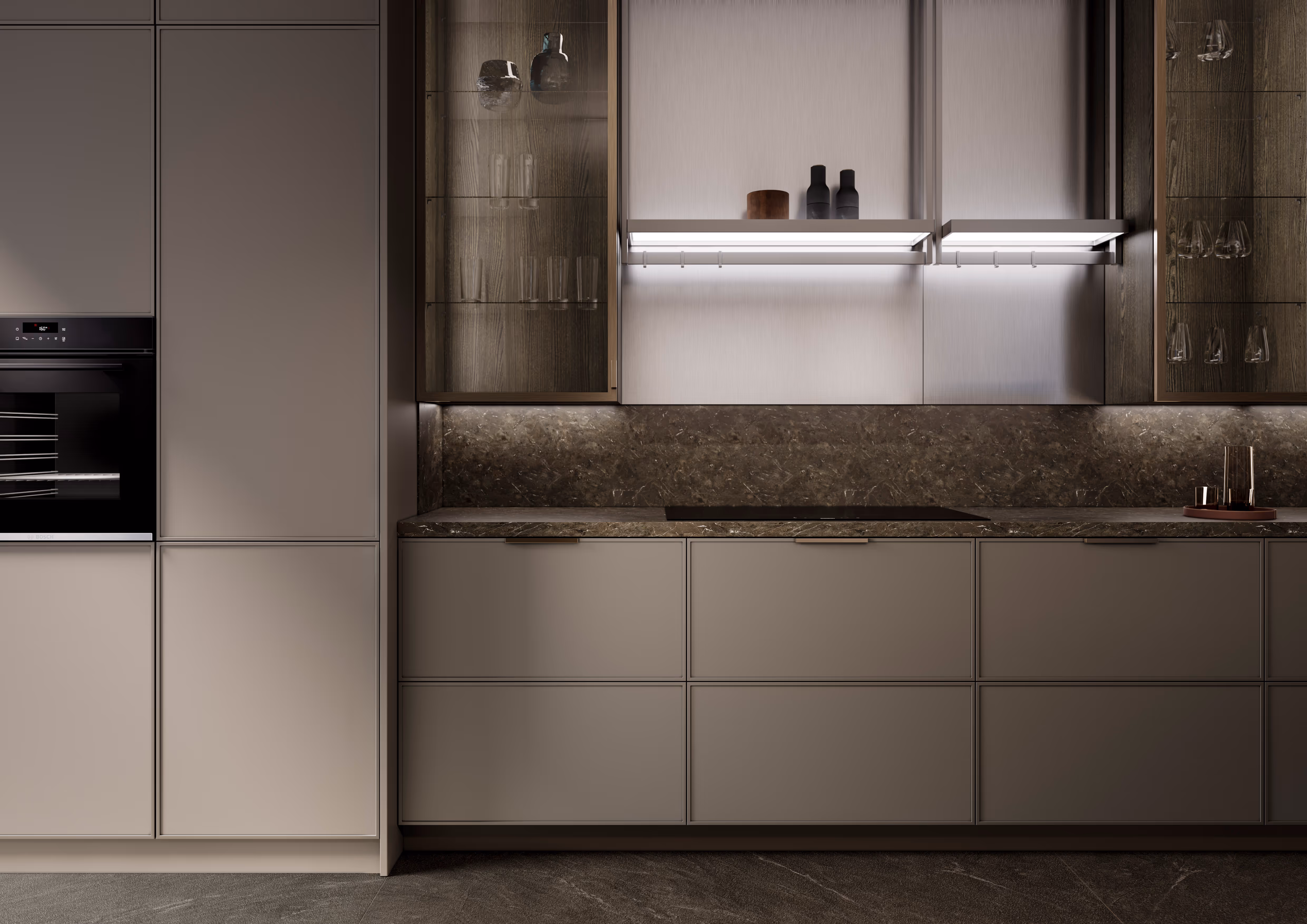 Leicht bespoke German kitchen by Anthony Lawrence Interiors, Saddleworth
