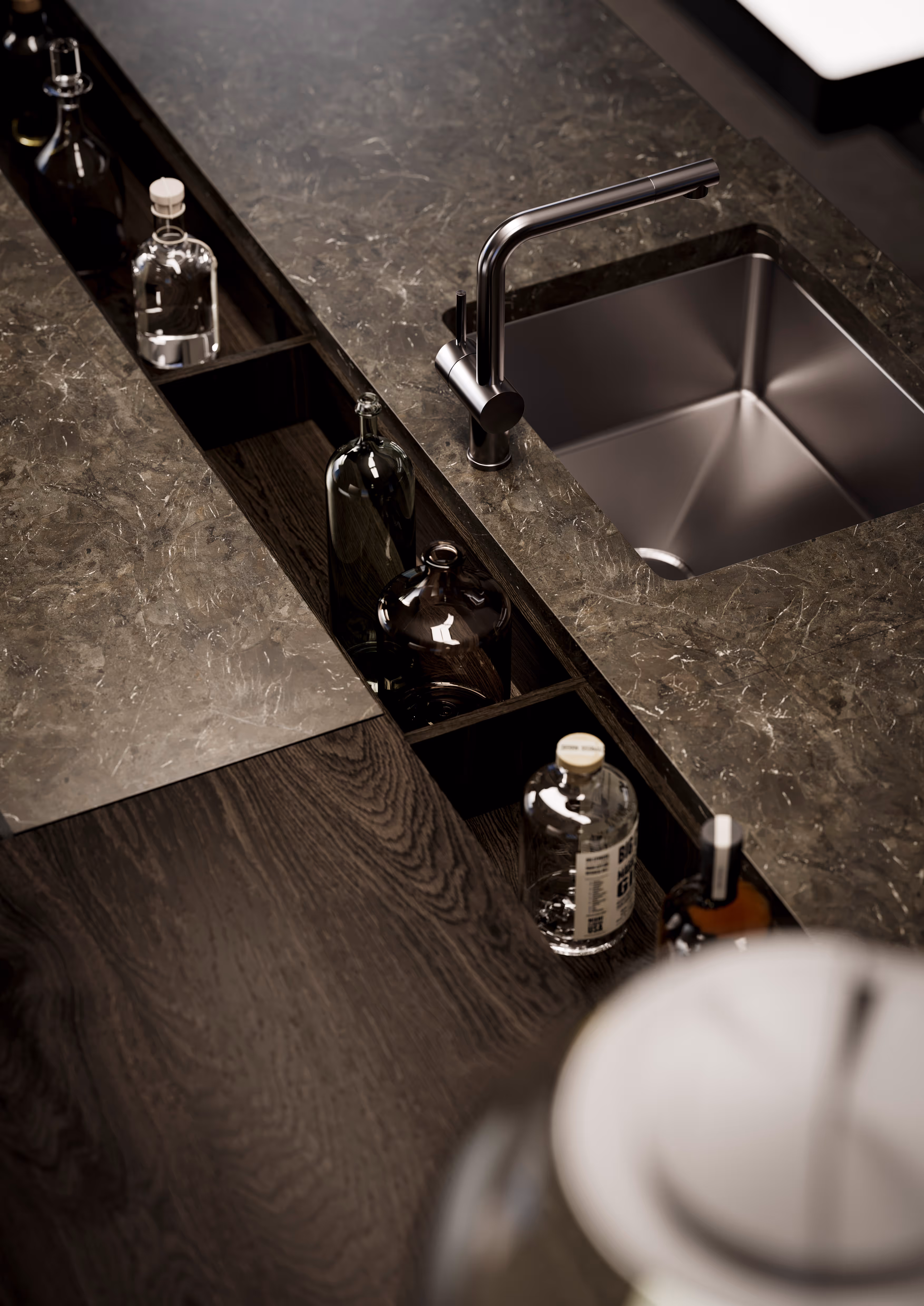 Leicht bespoke German kitchen by Anthony Lawrence Interiors, Saddleworth