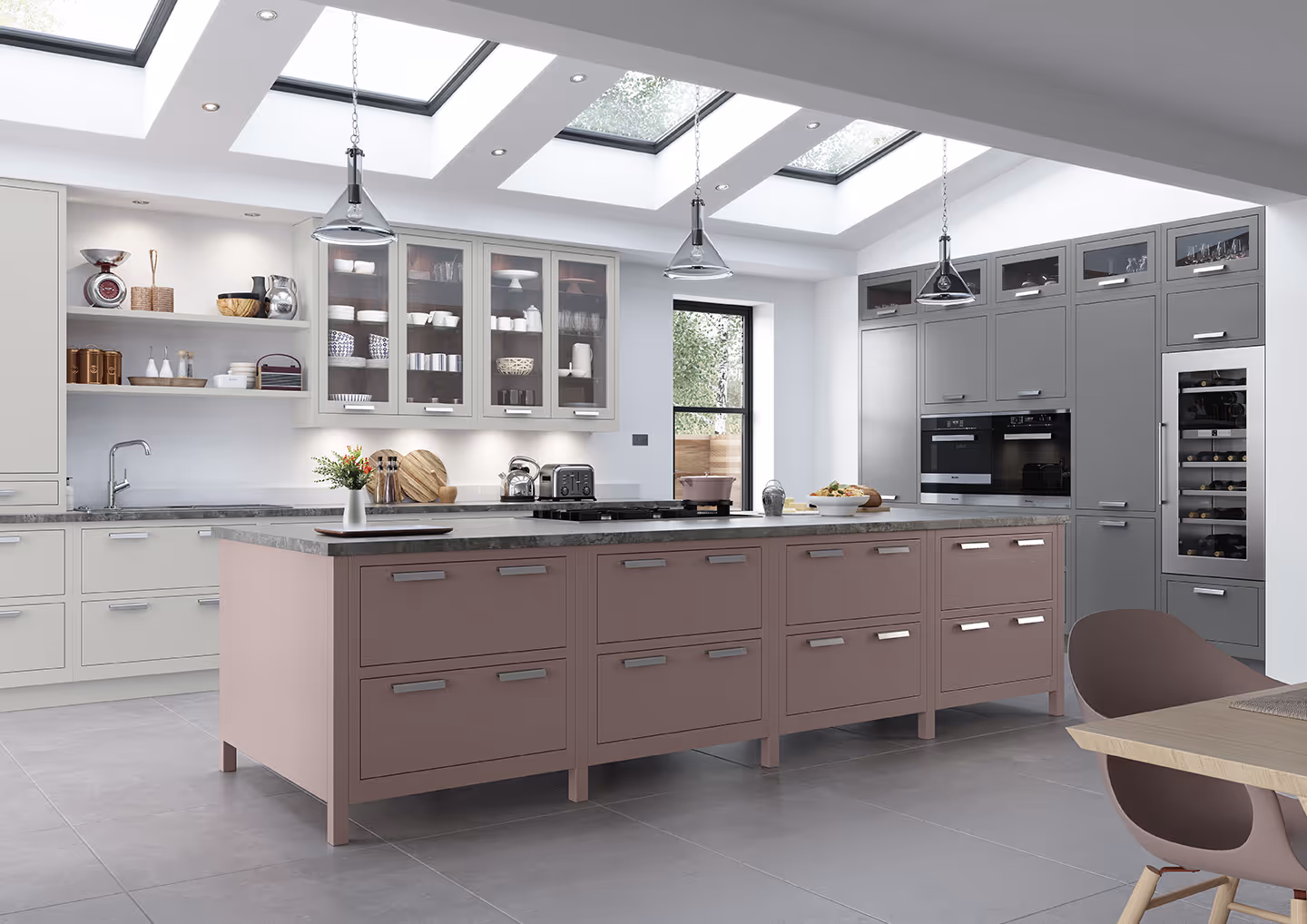 Novelle Aurora bespoke kitchen by Anthony Lawrence Interiors, Saddleworth
