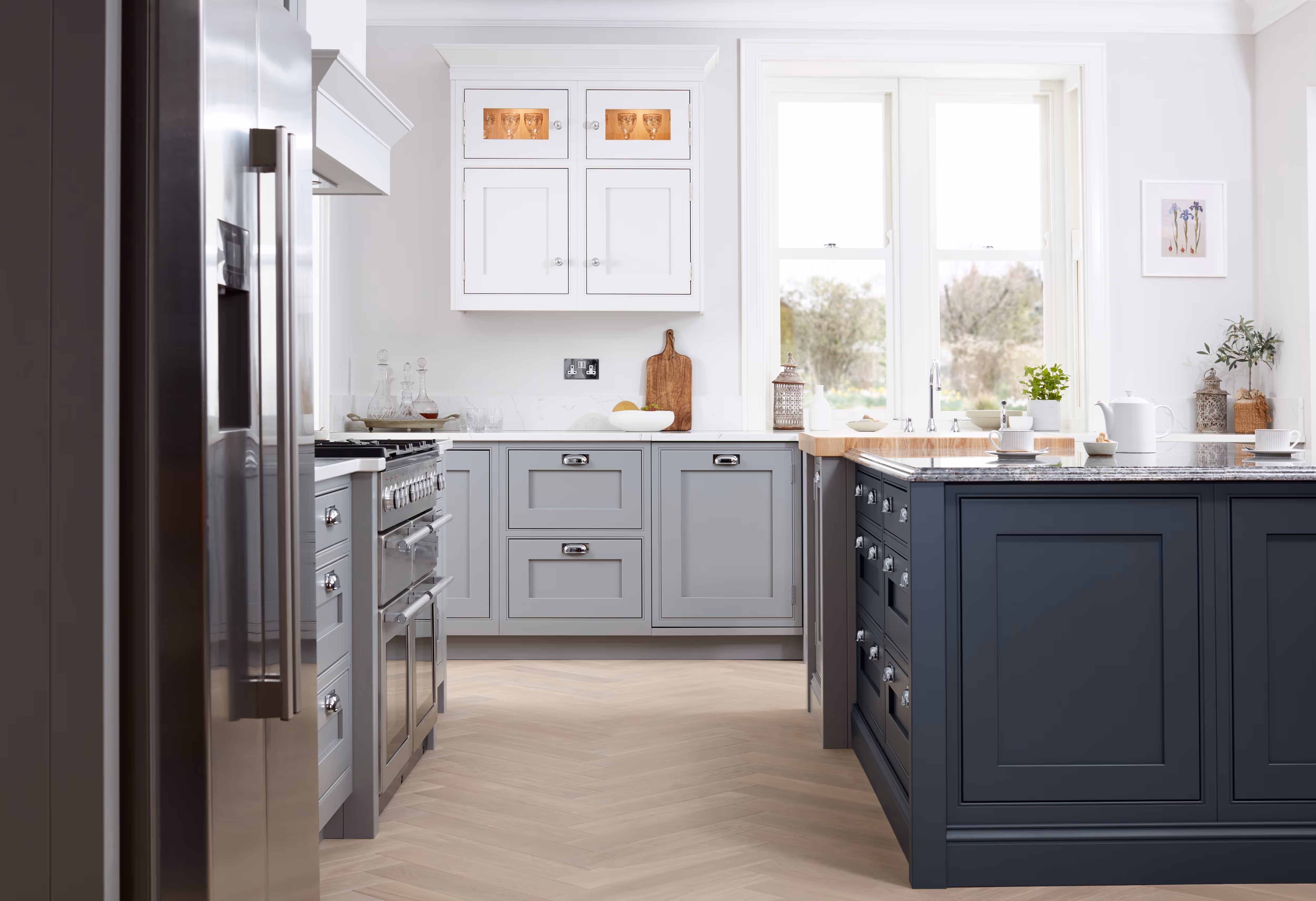 1909 Ovolo bespoke kitchen by Anthony Lawrence Interiors, Saddleworth