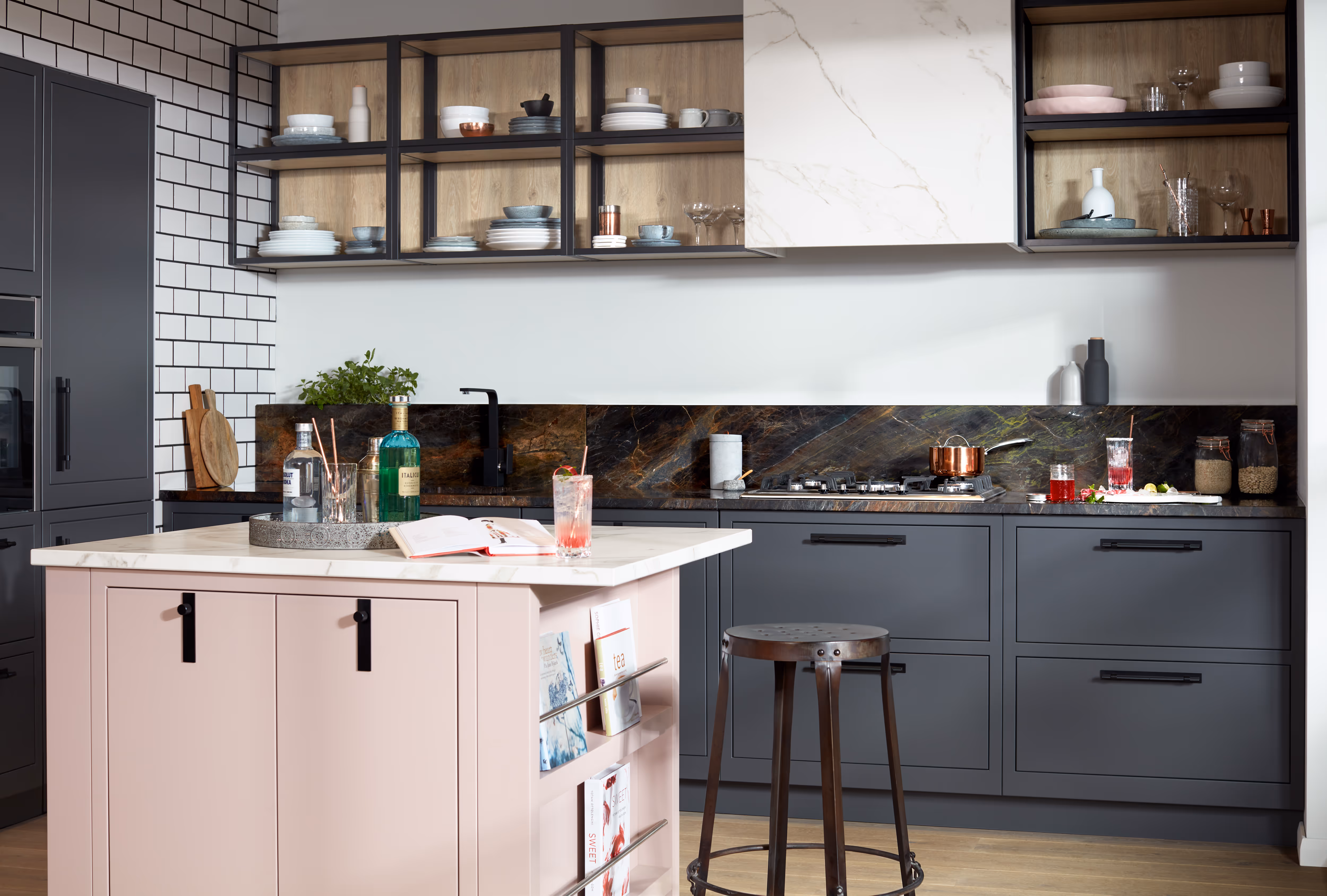 1909 Slab bespoke kitchen by Anthony Lawrence Interiors, Saddleworth