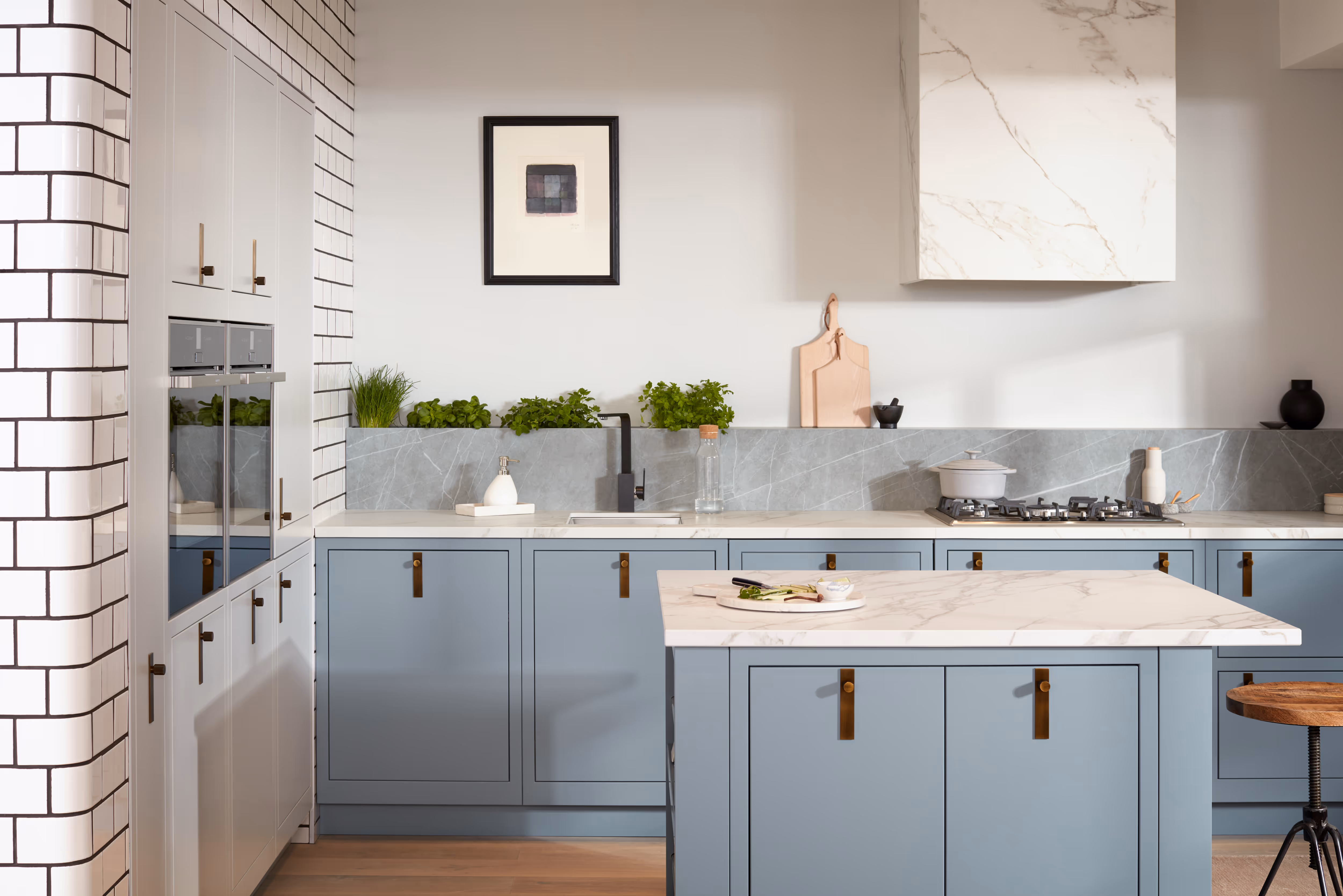 1909 Slab bespoke kitchen by Anthony Lawrence Interiors, Saddleworth