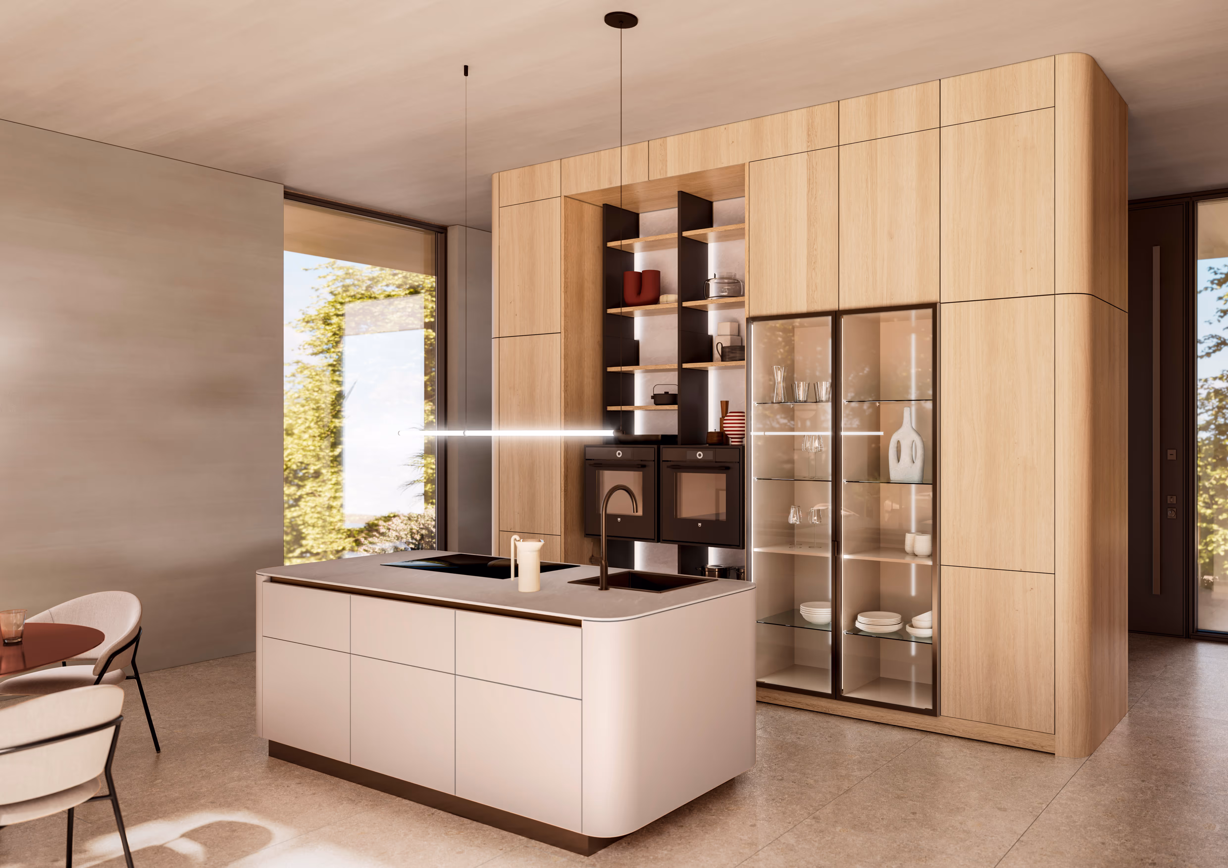 Leicht bespoke German kitchen by Anthony Lawrence Interiors, Saddleworth