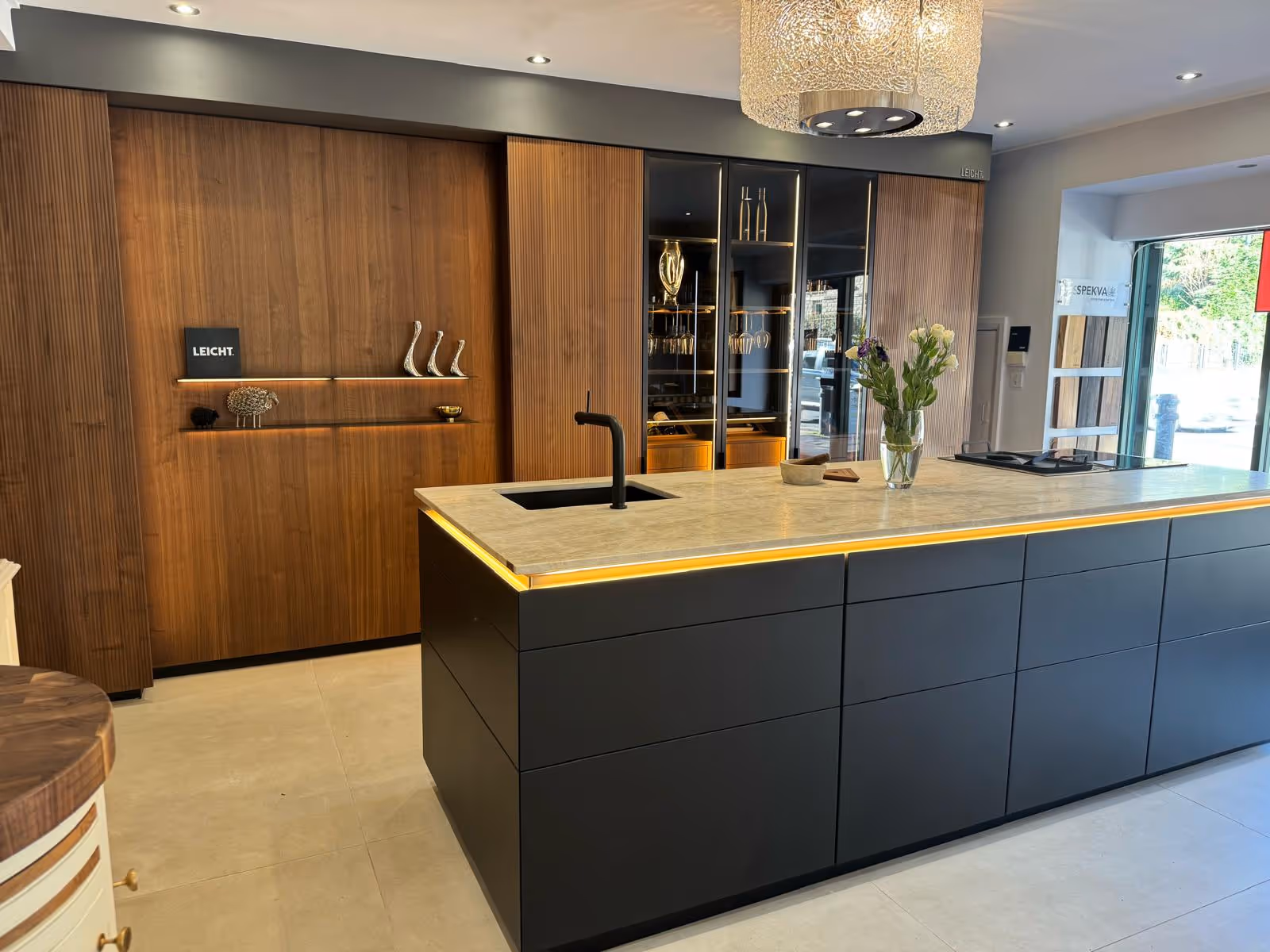 Inside the Anthony Lawrence Interiors showroom in Uppermill, Saddleworth